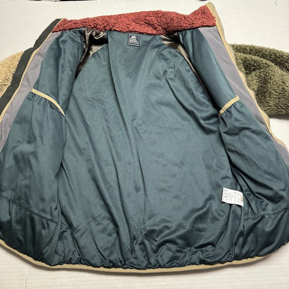 KRIFF MAYER Japan Colorblock Sherpa Fleece Jacket Size: Large - Picture 4 of 10
